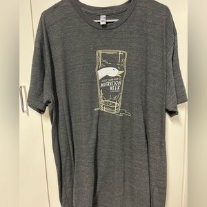 Goose Island, beer, migration, week, gray extra large T-shirt.